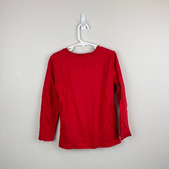 Mini Boden Festive Appliqué T-shirt Rockabilly Red Snowman 6-7 - Picture 5 of 5